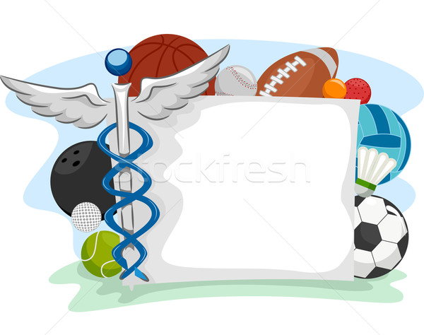 Sports Medicine Frame Stock photo © lenm