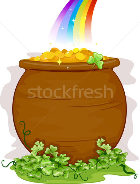 Pot of Gold Stock photo © lenm