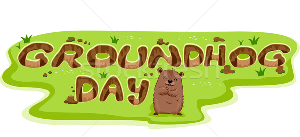 Groundhog Burrow Stock photo © lenm