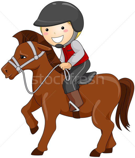 Horseback Riding Stock photo © lenm