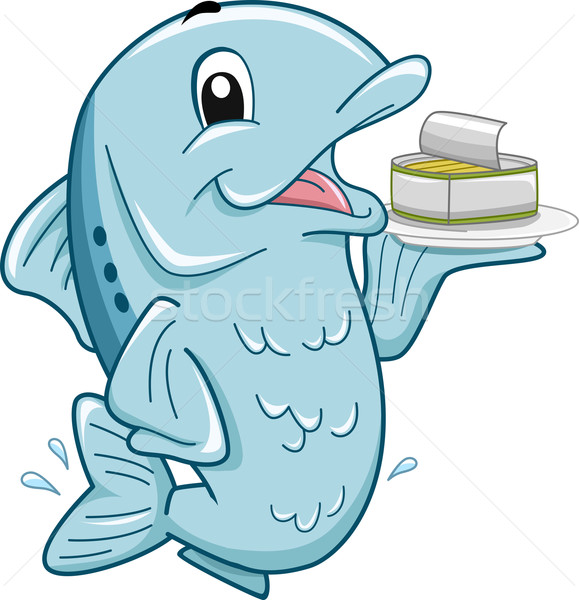 Sardines Mascot Stock photo © lenm