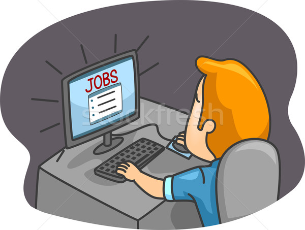 Job Hunting Stock photo © lenm