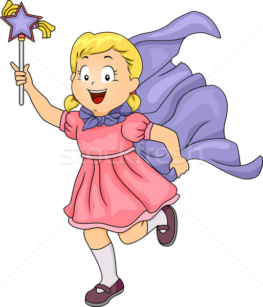 Caped Superheroine Stock photo © lenm