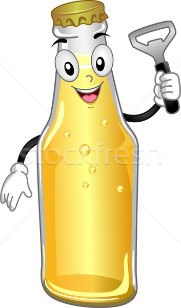 Beer Mascot Stock photo © lenm