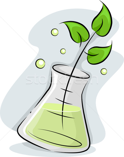 Biotechnológia illusztráció növény természet üzemanyag természetes Stock fotó © lenm