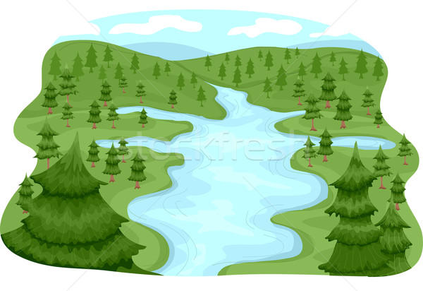 Stock photo: River Basin