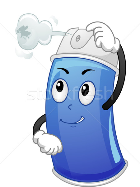 Insecticide Spray Mascot Stock photo © lenm