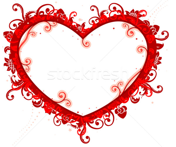 Heart-shaped Frame Stock photo © lenm