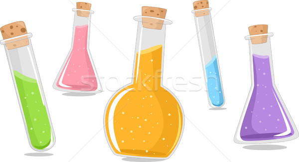 Test Tubes Stock photo © lenm