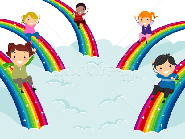 Diversity Rainbows Stock photo © lenm