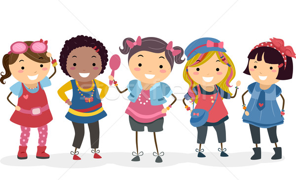 Girls Clothes Stock photo © lenm