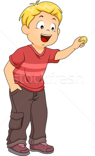 Boy Inserting Coin Stock photo © lenm