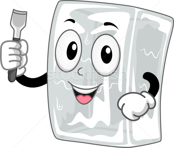 Ice Chisel Mascot Stock photo © lenm