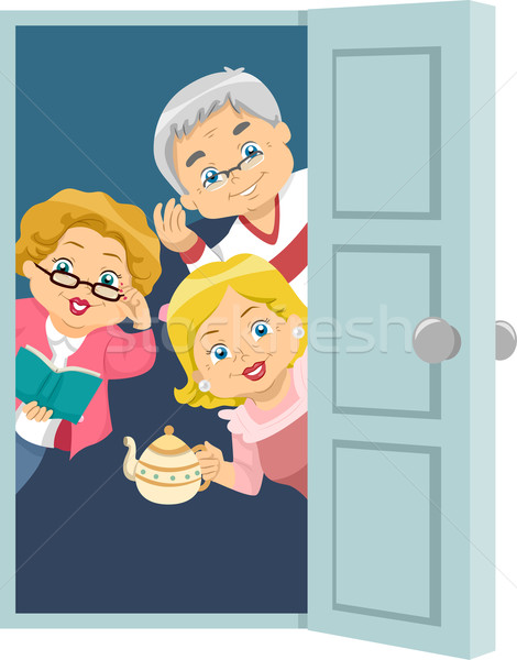 Stock photo: Seniors House Invite