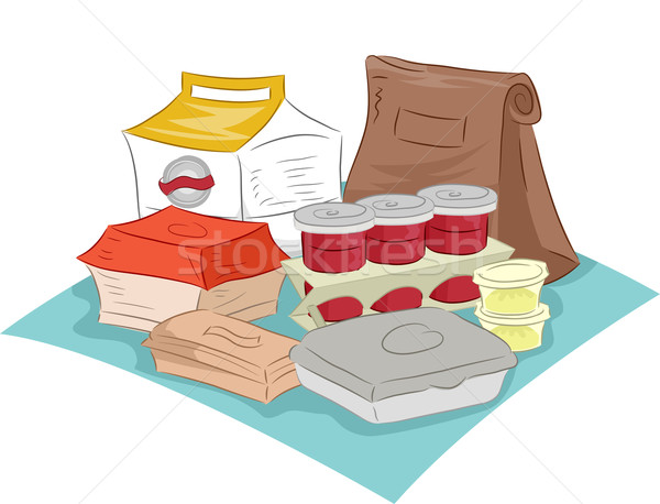 Fast Food Containers Stock photo © lenm
