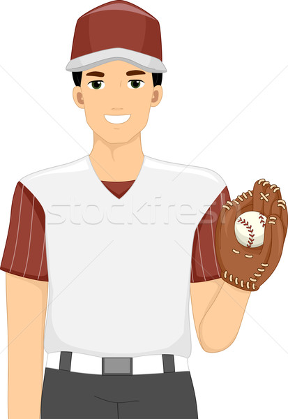 Baseball Pitcher Stock photo © lenm