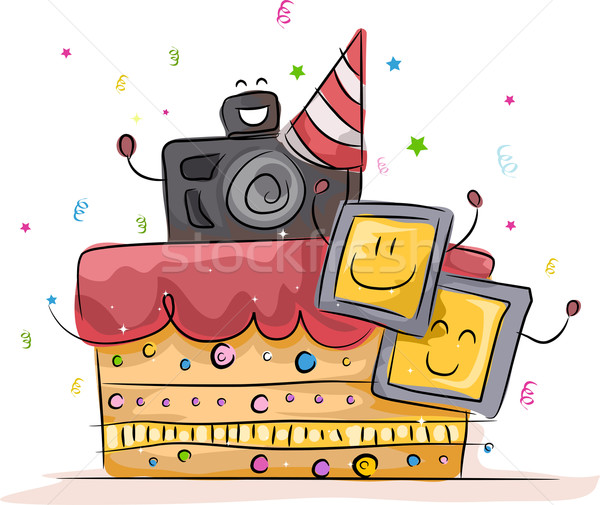 商業照片: 蛋糕 · 插圖 · 攝影 · 生日 · 慶典 · 甜