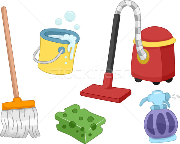 House Cleaning Tools Stock photo © lenm