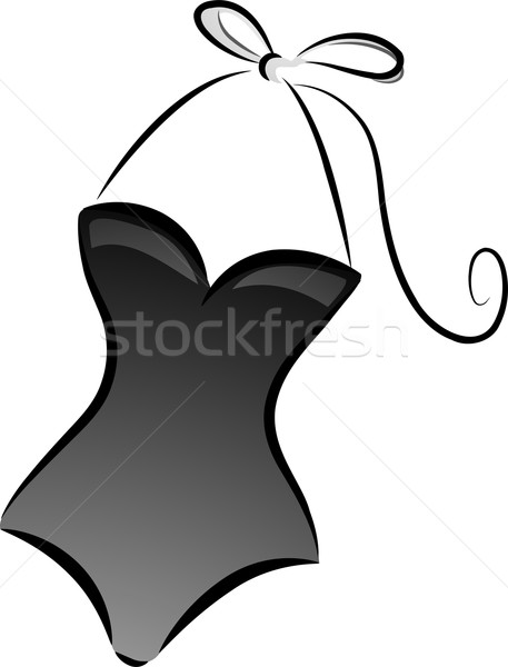 Black and White Swimsuit Stock photo © lenm