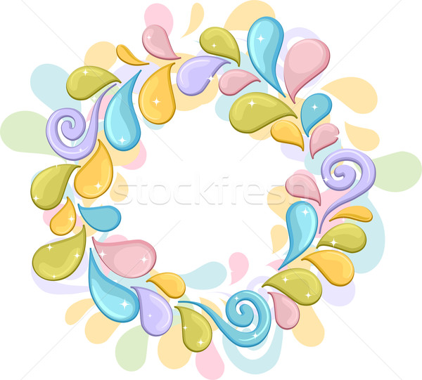 Abstract Color Splash Stock photo © lenm