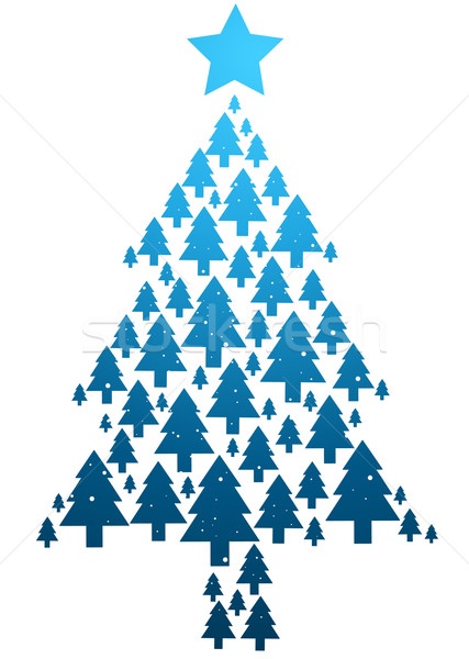 Christmas Tree Design Stock photo © lenm