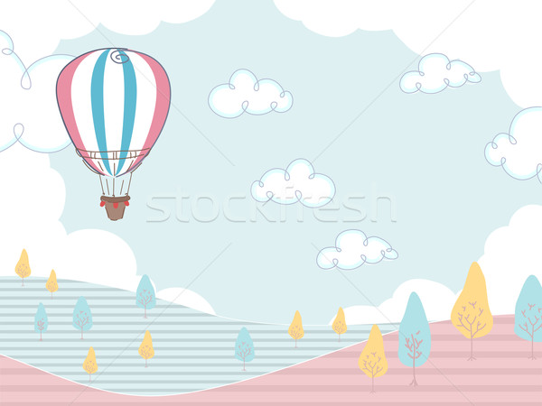 Hot Air Balloon Stock photo © lenm