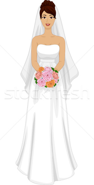 Latina Bride Stock photo © lenm