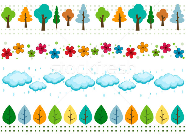 Download Nature Borders vector illustration © lenm (#327668 ...