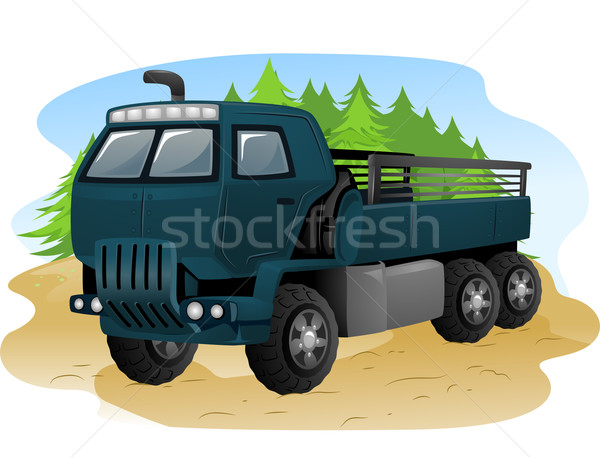 Military Truck Stock photo © lenm