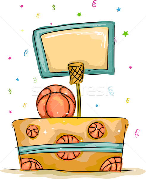 商業照片: 生日蛋糕 · 插圖 · 蛋糕 · 籃球 · 設計 · 生日