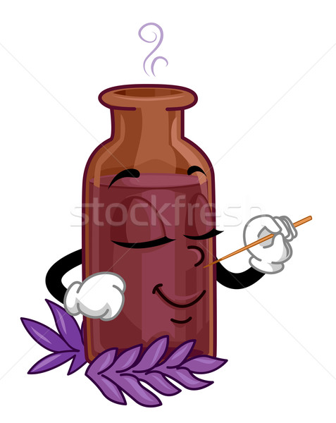 Organic Perfume Mascot Stock photo © lenm