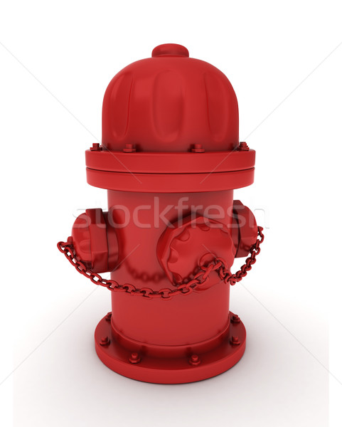 Foto stock: Fogo · ilustração · 3d · água · vermelho · desenho · animado · 3D