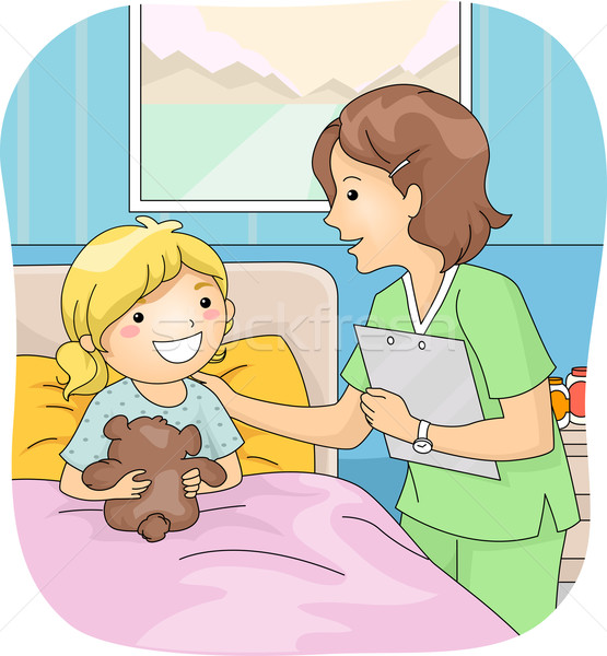 Stock photo: Nurse and Patient