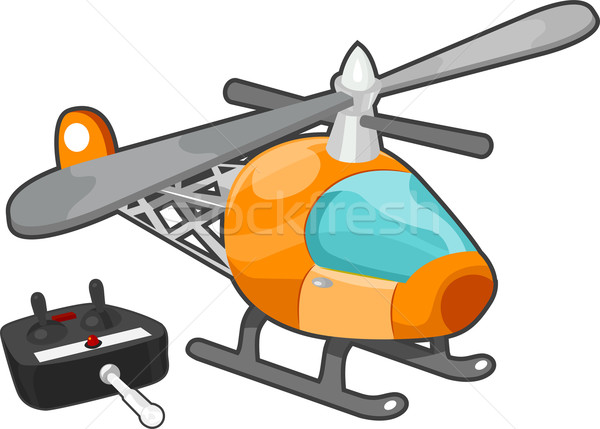 Remote Controlled Toy Helicopter Stock photo © lenm