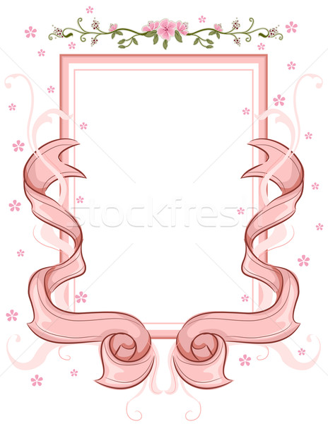 Ribbon Frame Stock photo © lenm