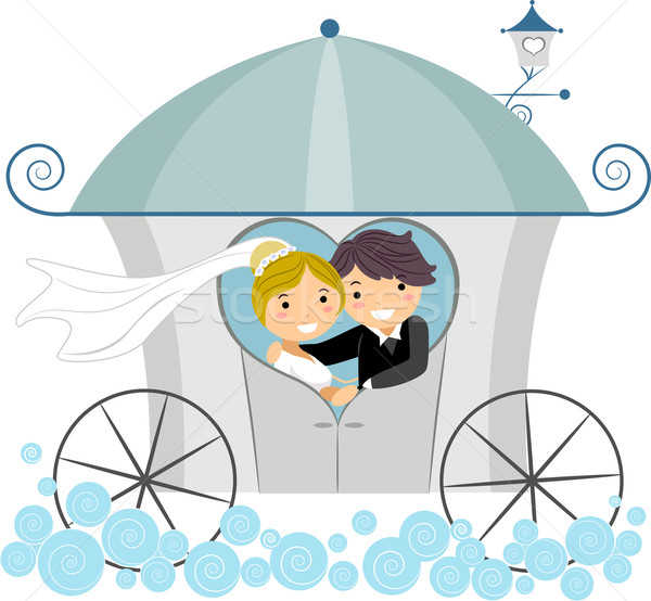 Wedding Carriage Stock photo © lenm