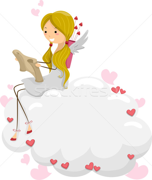 Female Cupid Stock photo © lenm