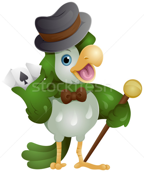 Stock photo: Bird Gambler