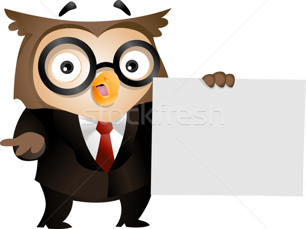 Owl Paper Stock photo © lenm