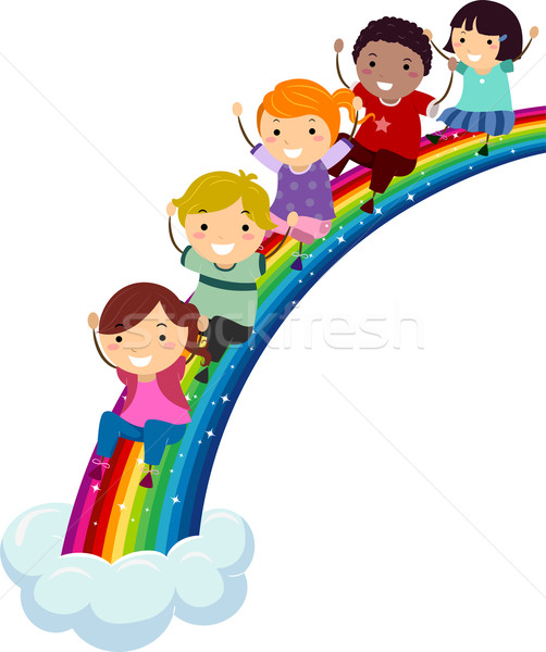 Diversity Rainbow Stock photo © lenm