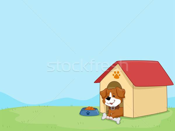 Dog House Background Stock photo © lenm
