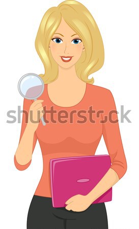Imagine de stoc: Frisbee · fată · ilustrare · femeie · sportiv