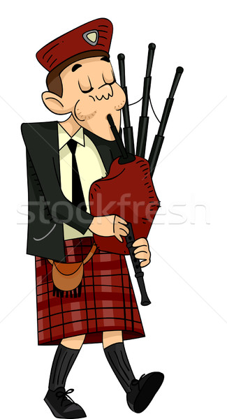 Scottish Bag Pipe Stock photo © lenm