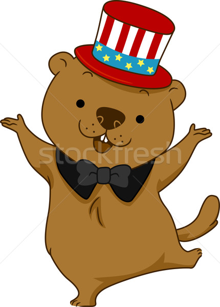 Groundhog Day Stock photo © lenm