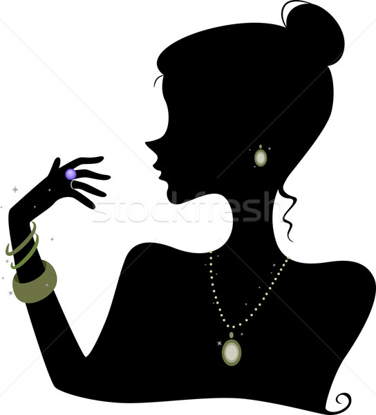 Fashion Accessories Silhouette Stock photo © lenm