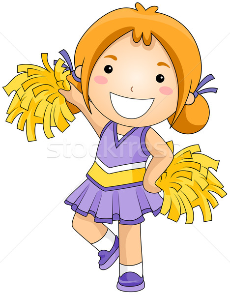 Cheerleader fille enfant club Kid [[stock_photo]] © lenm