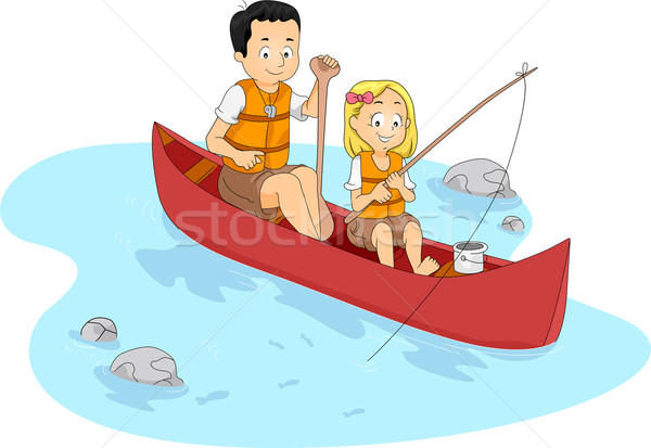 Stock photo: Fishing Camp