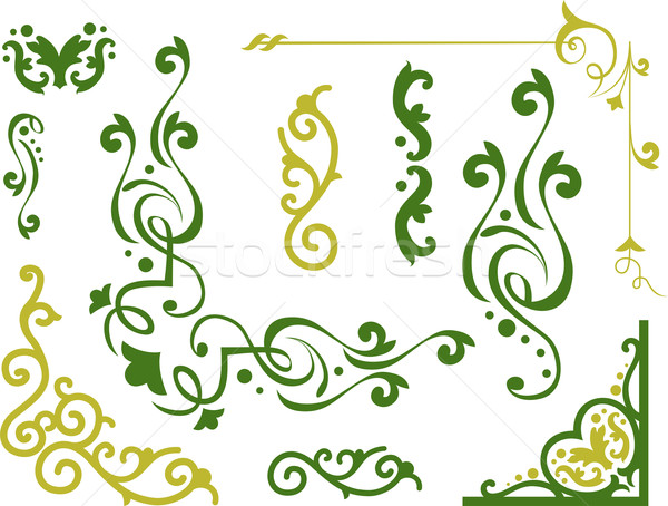 Download Vine Borders vector illustration © lenm (#4509657 ...