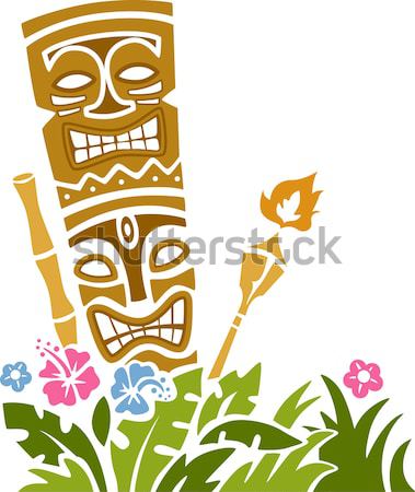 Tiki Banner Stock photo © lenm