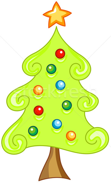 Karácsonyfa terv lényeg alakú ahogy karácsony Stock fotó © lenm
